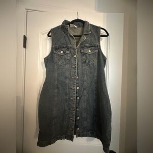 Women’s Cotton On Button up Denim Dress Size XL